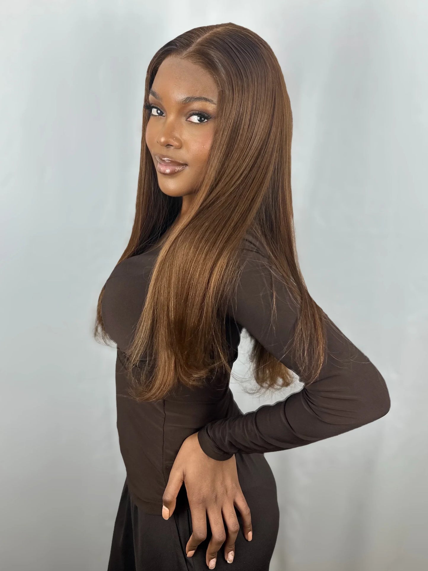 EKANE · Lisse · HD Lace · Glueless · Densité 180%