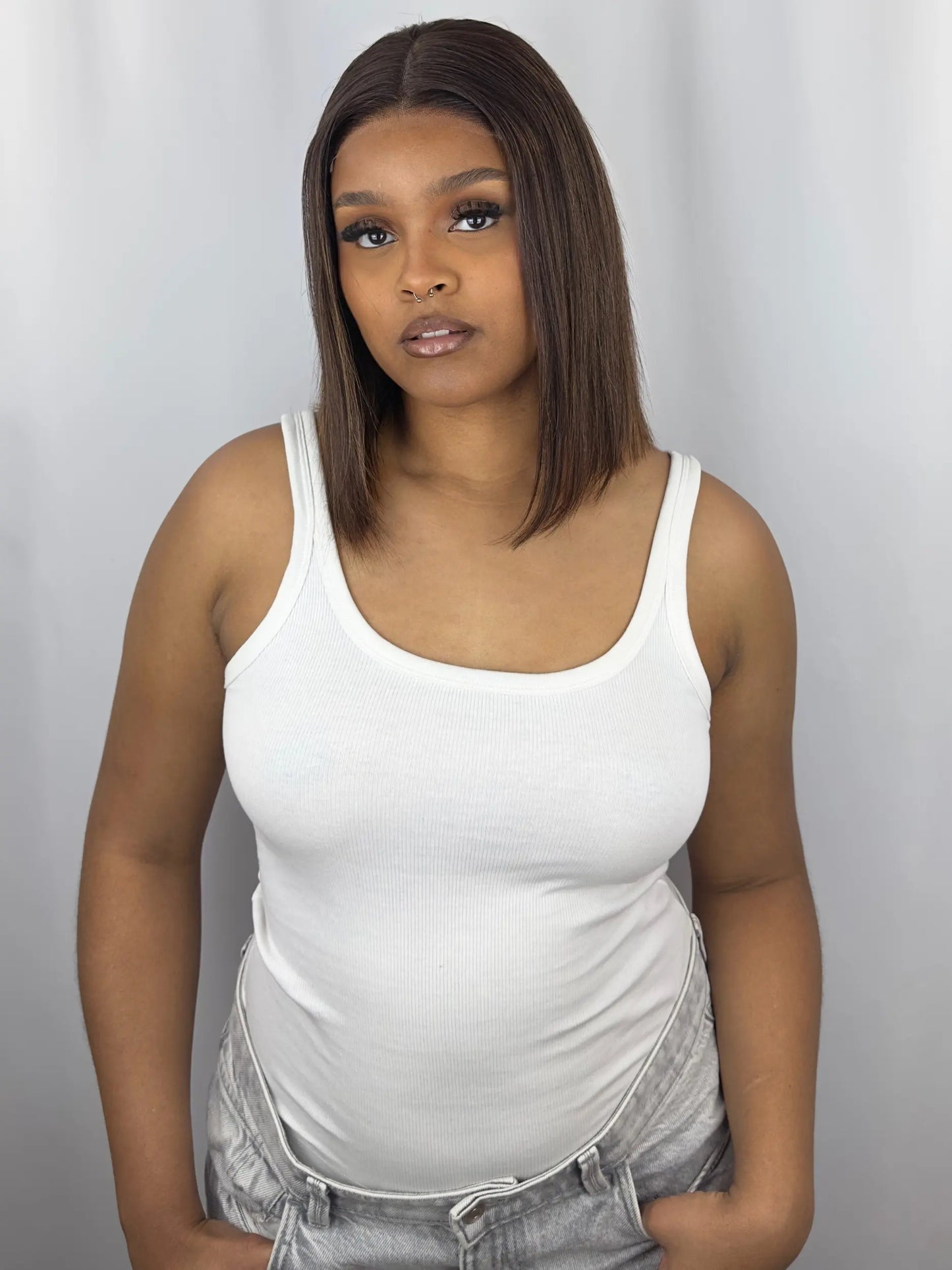 JULIET · Bob Lisse · 5x5 HD Lace · Glueless · Densité 180% · 300 grammes