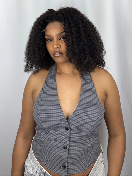 MADELEINE · Kinky Curly · HD Lace · Glueless · Densidad 180%