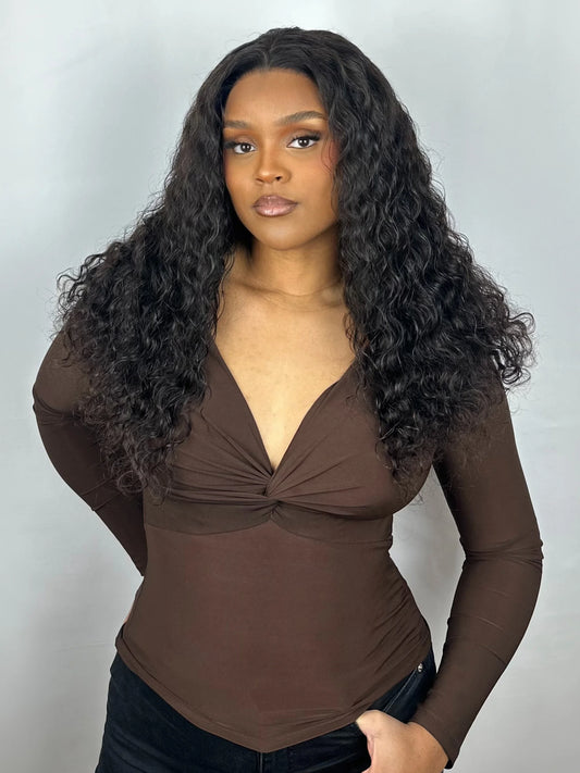 ANGELA · Water Wave · HD Lace · Glueless · Densidad 180%