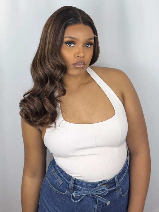 ISABELLA · Ondulado · 5X5 HD Lace · Glueless · Densidad 180%