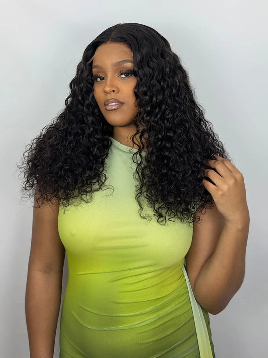 ANGELA · Water Wave · HD Lace · Glueless · Densidad 180% · 350 gramos